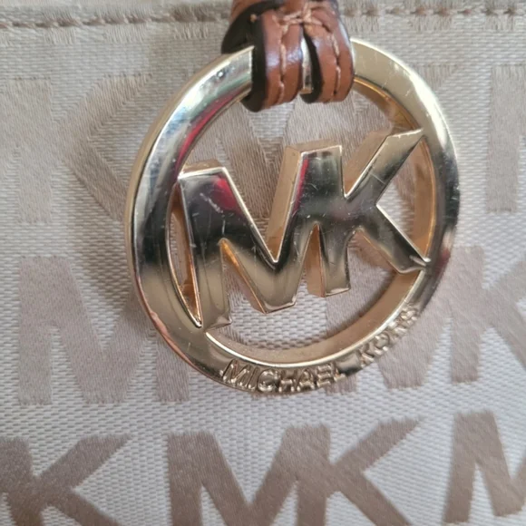 Michael Kors Brown Logo Tote Bag - Picture 10 of 10